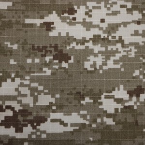 CVC 60/40  Camouflage Ripstop Fabric For Military Uniforms