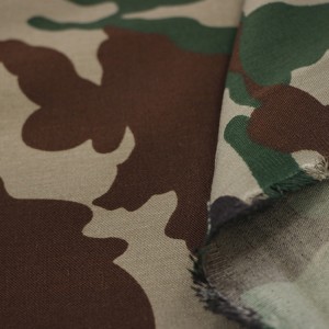 Woodland Camouflage Fabric For Nepal