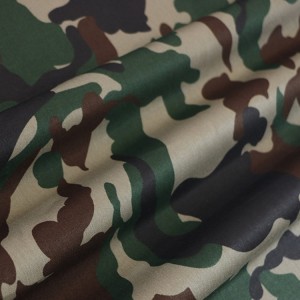 Woodland Camouflage Fabric For Nepal