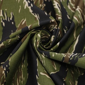 Nylon/Cotton Ripstop Tigerstripe Camouflage Fabric Army Fabric