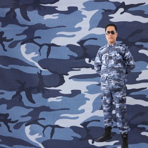 100%Cotton Ocean Camo Printed Fabric Army Military Fabric