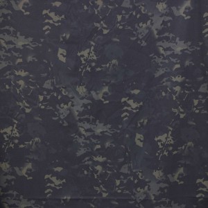 Black Multicam 65 Polyester 35 Cotton Camouflage Fabrics For Military Uniform