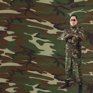 Woodland Camouflage Fabric Military Fabric For Army