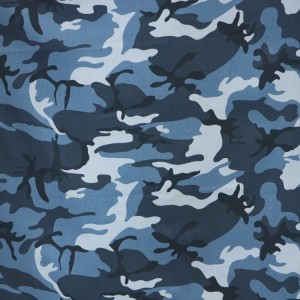 China Supplier Cotton Printed Military Navy Camouflage Fabrics