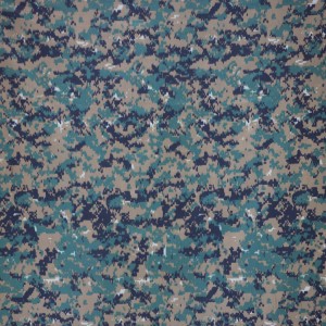 Digital Camouflage Printed Ripstop Fabric Army Military Fabric