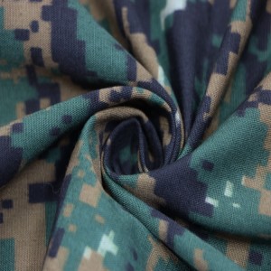 Digital Camouflage Printed Ripstop Fabric Army Military Fabric