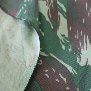 Cheap TC 65/35 Twill Camouflage Military Fabrics for Brazil Army