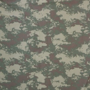 CVC 90/10 Ripstop Camouflage Military Fabrics For Turkey Army