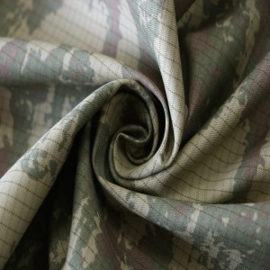 CVC 90/10 Ripstop Camouflage Military Fabrics For Turkey Army