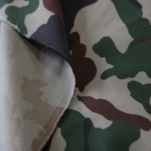 Twill Woodland Camouflage Military Fabrics For Nepal Army