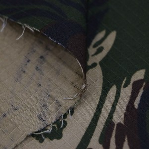 50%Nylon/50%Cotton Camo Printed Ripstop Army Fabrics