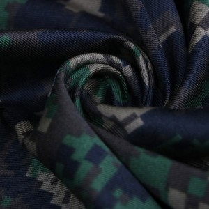 Green Digital Camouflage Fabrics Army Military Fabrics