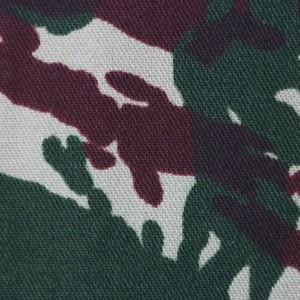 Poly/Cotton Camo Printed Fabric Twill Army Fabric