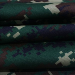 Camouflage Printed Fabric Twill Army Fabric For Military Uniforms