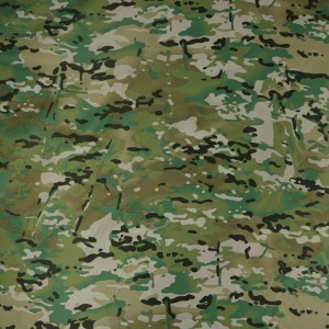 100%Polyester Waterproof Multicam Camouflage Fabrics