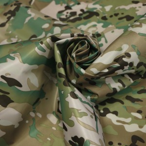 100%Polyester Waterproof Multicam Camouflage Fabrics