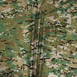 100%Polyester Waterproof Multicam Camouflage Fabrics