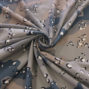 T/R Desert Camouflage Fabric For Saudi Arabia