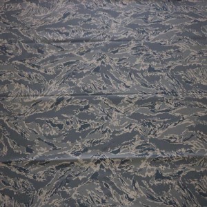 CVC Ripstop Fabric Grey Camo Printed Military Fabrics