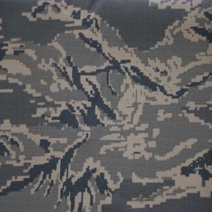 CVC Ripstop Fabric Grey Camo Printed Military Fabrics