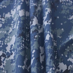 CVC Ripstop Fabric Digital Camo Printed Military Fabrics