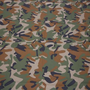 Woodland Camouflage Fabric Army Military Fabrics