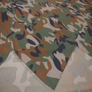 Woodland Camouflage Fabric Army Military Fabrics