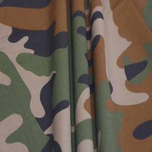 Woodland Camouflage Fabric Army Military Fabrics