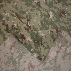 Green Digital Camouflage Ripstop Army Fabrics