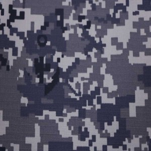 CVC Ripstop Fabric Digital Camo Printed Military Fabrics