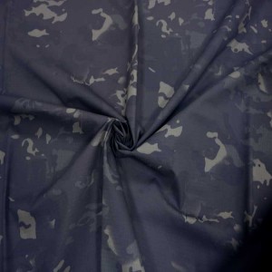 Black Multicam Camouflage Ripstop Army Fabrics