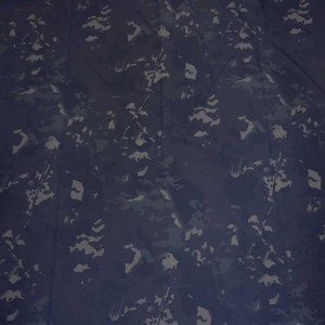 Black Multicam Camouflage Ripstop Army Fabrics