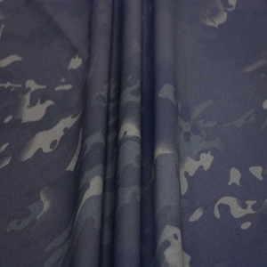 Black Multicam Camouflage Ripstop Army Fabrics