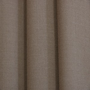 100%Wool Khaki Twill Fabric Army Suiting Fabric