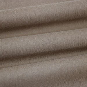 100%Wool Khaki Twill Fabric Army Suiting Fabric