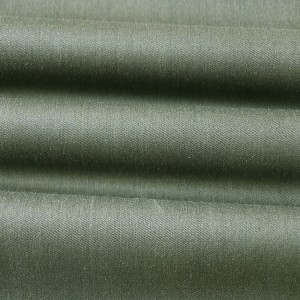 Army Green Wool/Polyester Fabric Worsted Smooth Wool Fabric For Suits