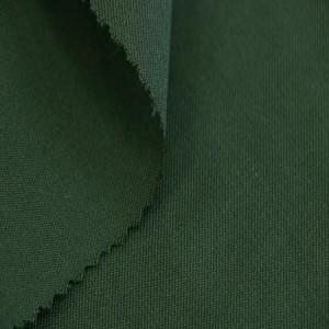 Army Green Wool/Polyester Worsted Fabric Yarn Dyed Woven Wool Fabric